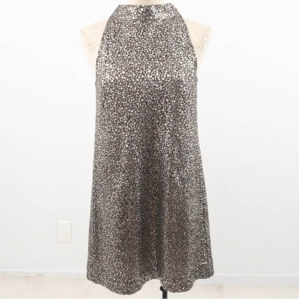 Adam Lippes Metallic Shift Dress